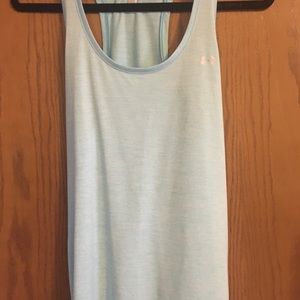 Light Blue Under Armor tank size medium. Excellent condition.
